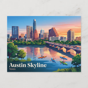 Cartão Postal Horizonte de Austin EUA