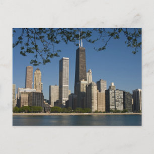 Cartão Postal Horizonte de Chicago e Lago Michigan, Lake Shore