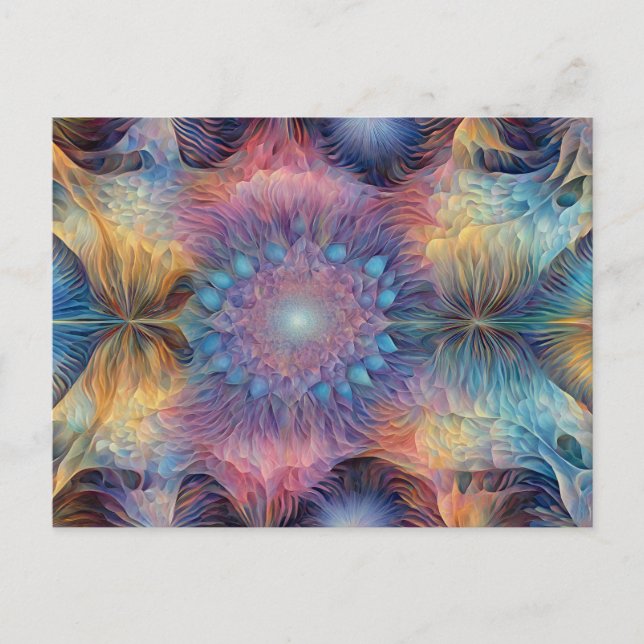 Cartão Postal Horizonte de danças gêmeas (Frente)