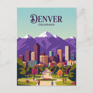 Cartão Postal Horizonte de Denver EUA