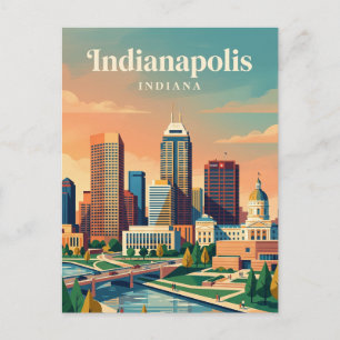 Cartão Postal Horizonte de Indiana