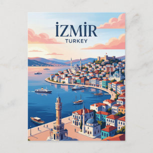 Cartão Postal Horizonte de İzmir Turquia