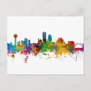 Cartão Postal Horizonte de Knoxville Tennessee