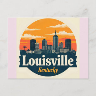 Cartão Postal Horizonte de Louisville Kentucky EUA