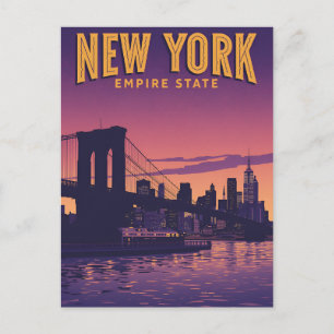 Cartão Postal Horizonte de Nova York