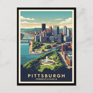 Cartão Postal Horizonte de Pittsburgh, Pensilvânia