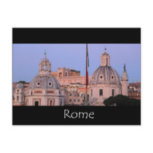 Horizonte de Roma ao anoitecer