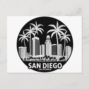 Cartão Postal Horizonte de San Diego California