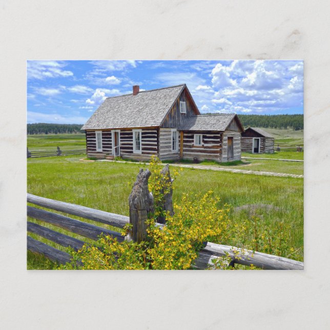 Cartão Postal Hornbek Homestead, Florissant, Colorado (Frente)