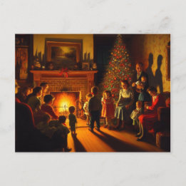 Cartão Postal Horror de Natal arrepiante