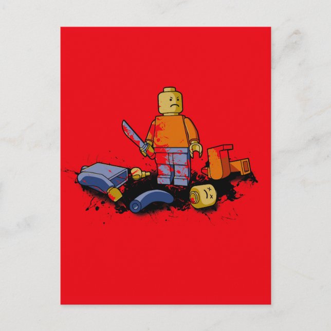 Cartão Postal Horror Plástico (Frente)