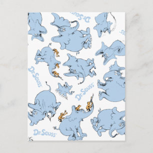 Cartão Postal Horton ouve um Quem padrão de macaco