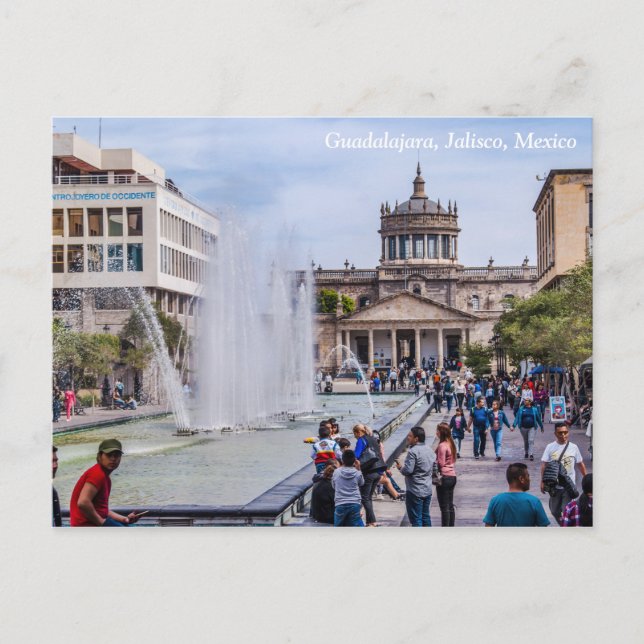Cartão Postal Hospicio Cabañas, Guadalajara México (Frente)