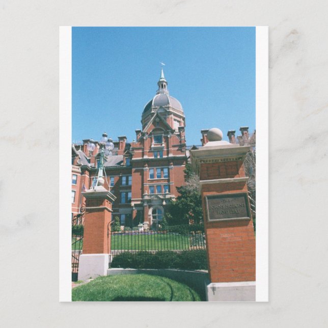 Cartão Postal Hospital Johns Hopkins (Frente)