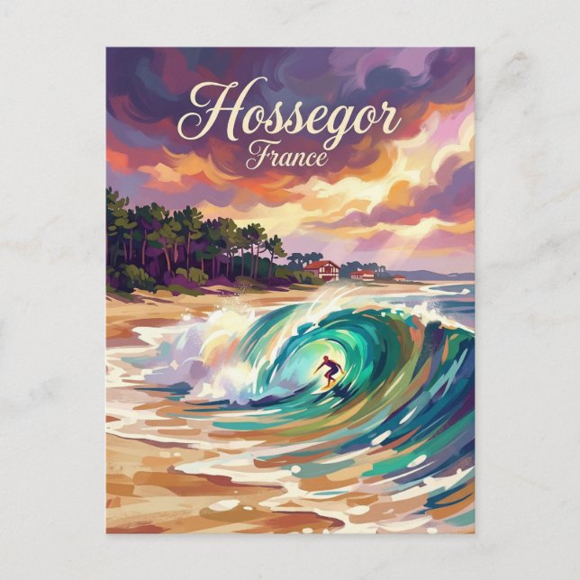 Cartão Postal Hossegor France (Frente)