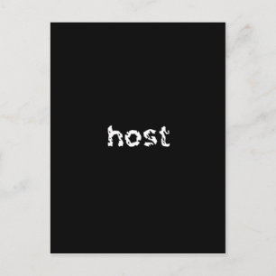 Cartão Postal Host