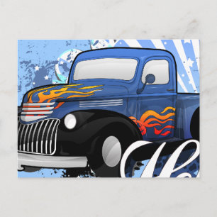 Cartão Postal Hot Rod