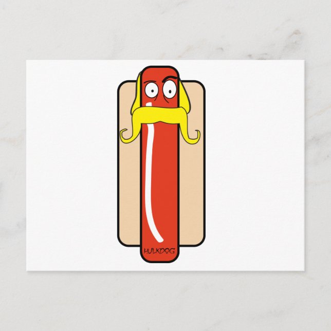 Cartão Postal Hotdog Hulk Hogan (Frente)