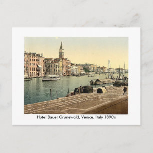 Cartão Postal Hotel Bauer Grunewald, Veneza, Itália 18...