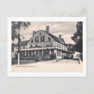 Cartão Postal Hotel Belleville, Belleville, New Jersey Vintage