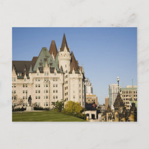 Cartão Postal Hotel Chateau Laurier em Ottawa, Ontário, Canadá 2