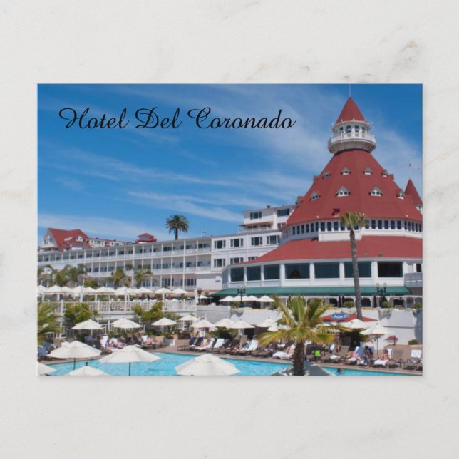 Cartão Postal Hotel Del Coronado (Frente)