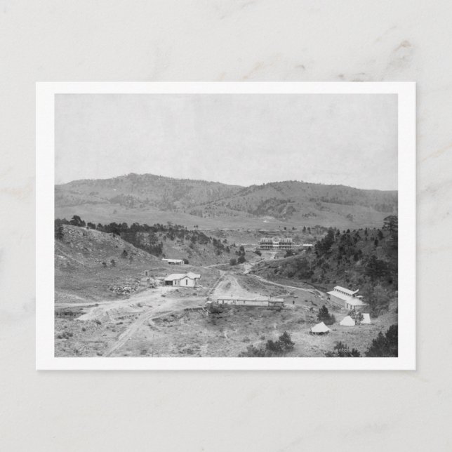 Cartão Postal Hotel e casas de banho no Canyon de Wiwalakahta (Frente)