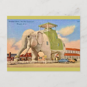 Cartão Postal Hotel Elefante Vintage
