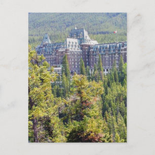 Cartão Postal Hotel Fairmont Banff Primaveras Em Banff No Canadá