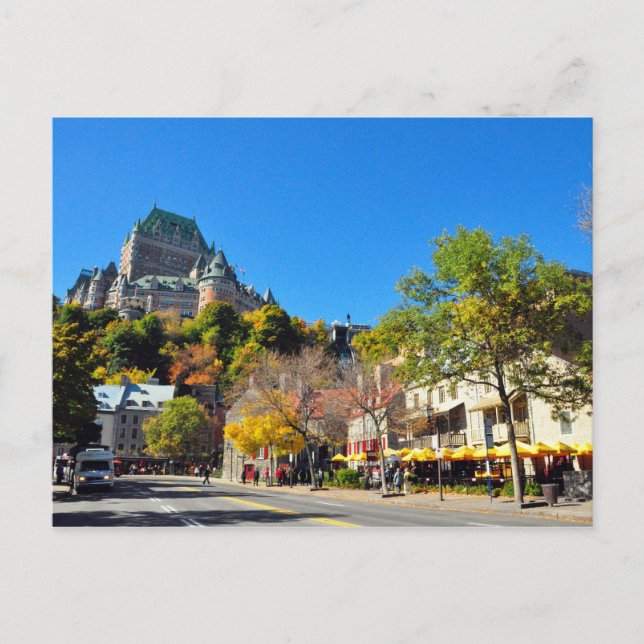 Cartão Postal Hotel Frontenac High Acima do Cartaz da Cidade do  (Frente)