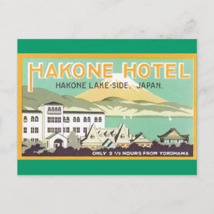 Cartão Postal Hotel Hakone Japão