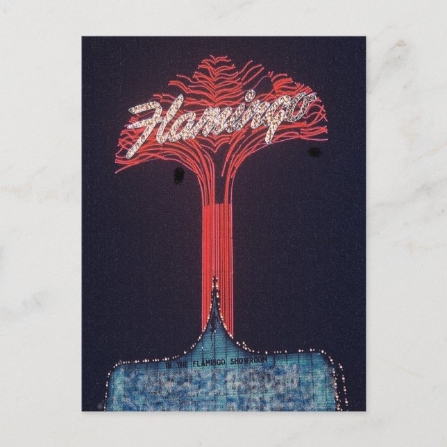 Cartão Postal Hotel Las Vegas Flamingo (Frente)
