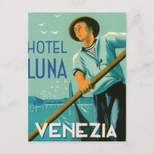 Cartão Postal Hotel Luna Venezia