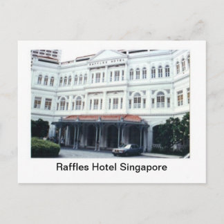 Cartão Postal Hotel Raffles Singapura