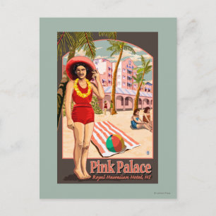 Cartão Postal Hotel Real Hawaiian no Havaí