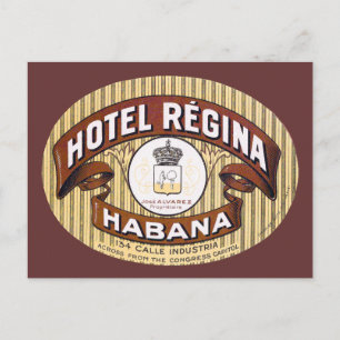 Cartão Postal Hotel Regina Habana Cuba