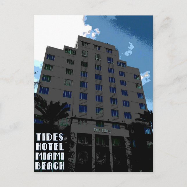 Cartão Postal Hotel Tides, Miami Beach (Frente)