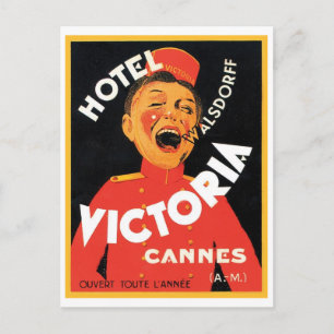 Cartão Postal Hotel Victoria Cannes