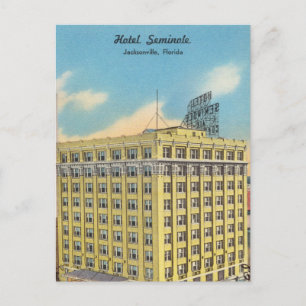 Cartão Postal Hotel Vintage em Jacksonville, Flórida