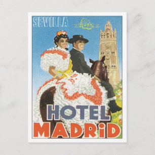 Cartão Postal Hotel Vintage Sevilla Espanha