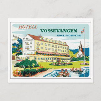 Cartão Postal Hotel Vossevangen, Voss Noruega