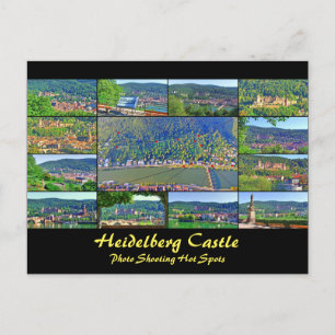 Cartão Postal HotSpots de Fotografia no Castelo PostCard Heidelb