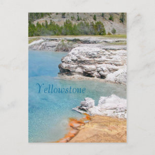 Cartão Postal Hotsprings do Parque Nacional Yellowstone
