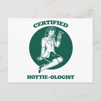 Cartão Postal Hottie-ologista certificado