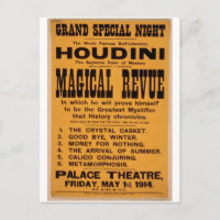 Houdini, 'Revista Mágica' Teatro Retrô