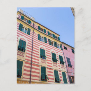 Cartão Postal House facades Monterosso Cinque Terre Liguria Ital
