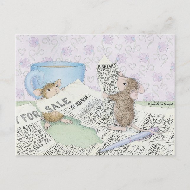 Cartão postal House-Mouse Designs® (Frente)