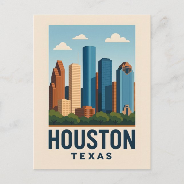 Cartão postal HOUSTON (Frente)