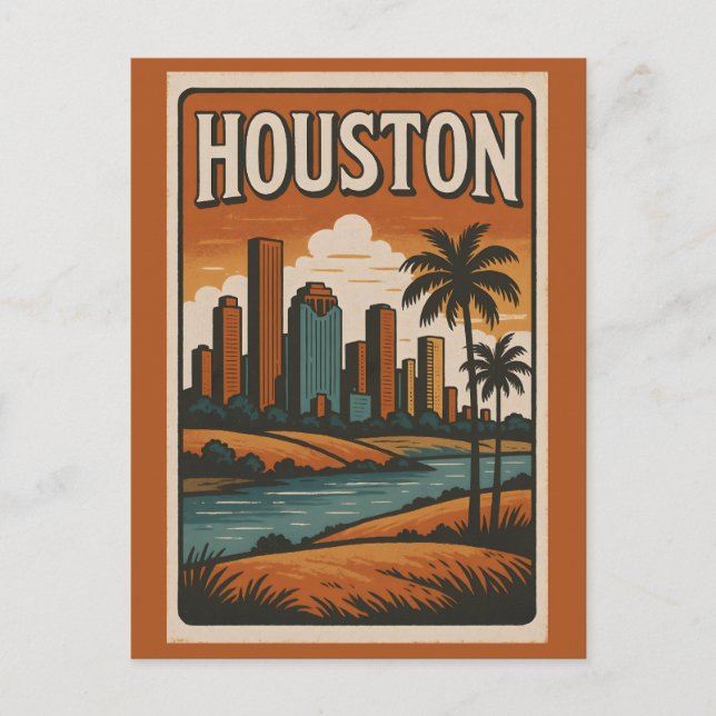 Cartão postal HOUSTON (Frente)