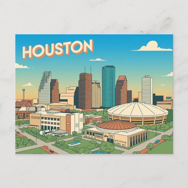 Cartão postal Houston (Frente)